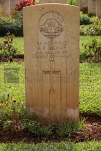 BEIRUT WAR CEMETERY - SERMON, REGINALD BERKLEY